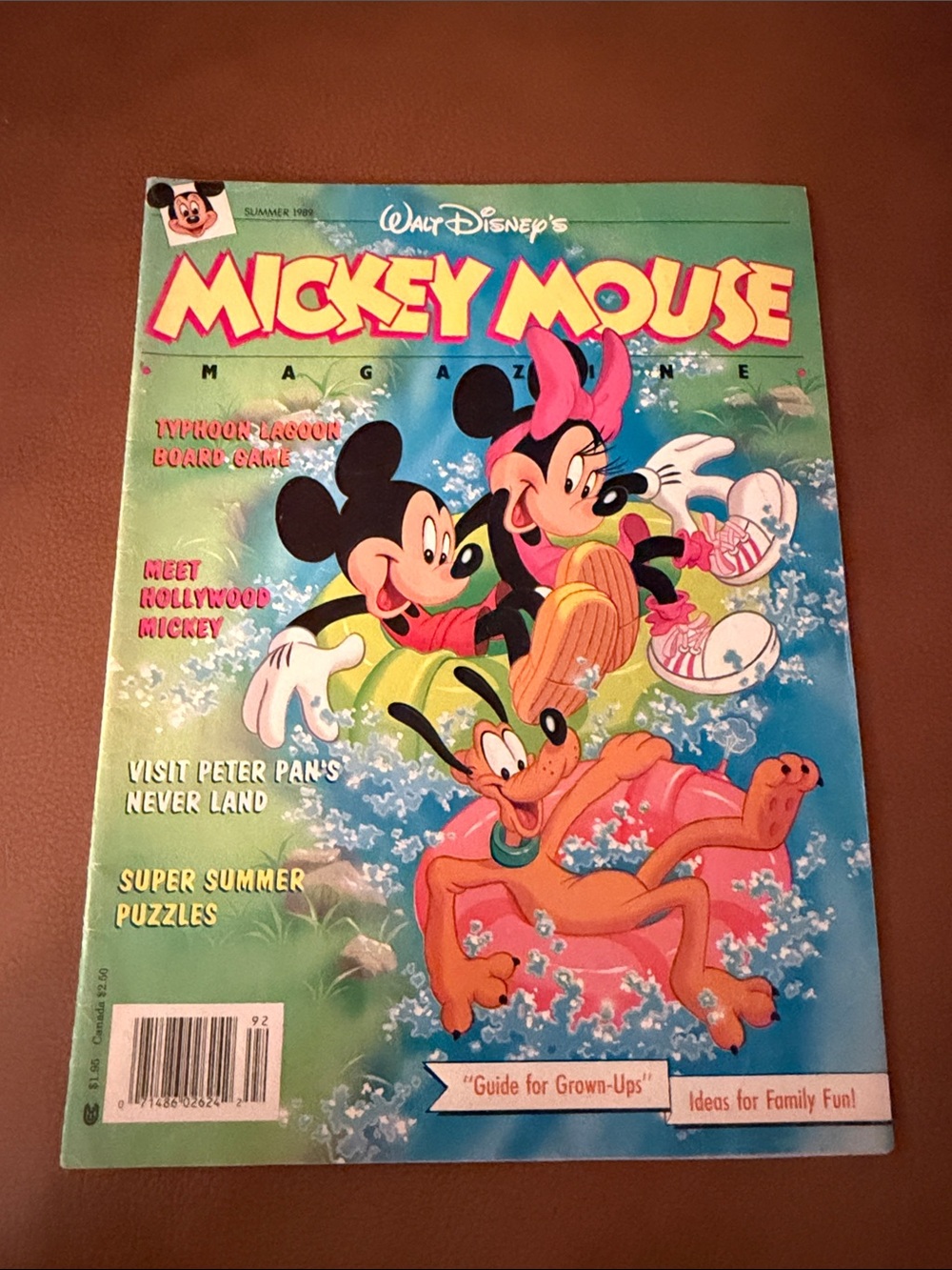 Vintage Walt Disneys Mickey Mouse Magazine Summer 1989